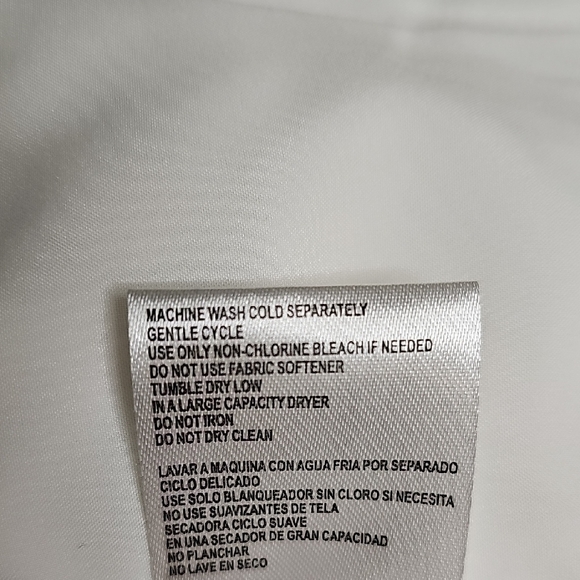 Calvin Klein White Puffer Coat Jacket with Hood - Picture 14 of 16